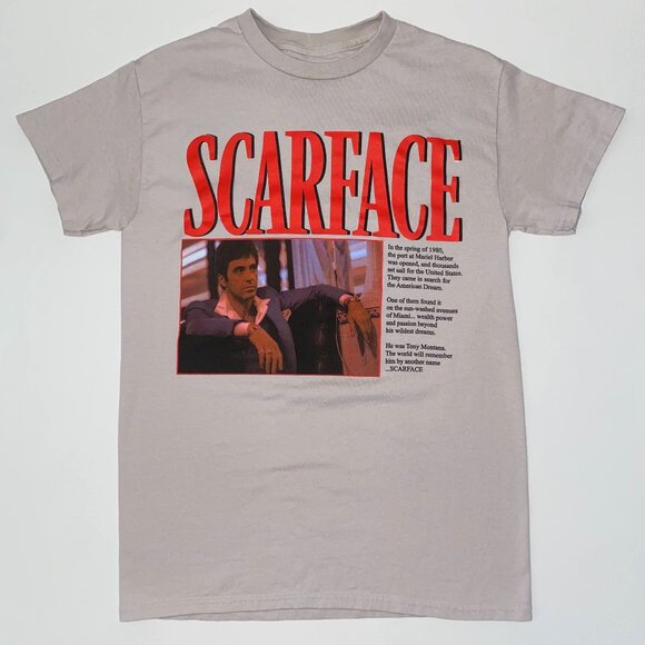 Scarface Tony Montana Movie Opening Intro T Shirt Small - Picture 1 of 6